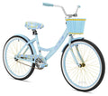 Kent 24" La Jolla Girls Child/Teen Cruiser Bike, Light Blue