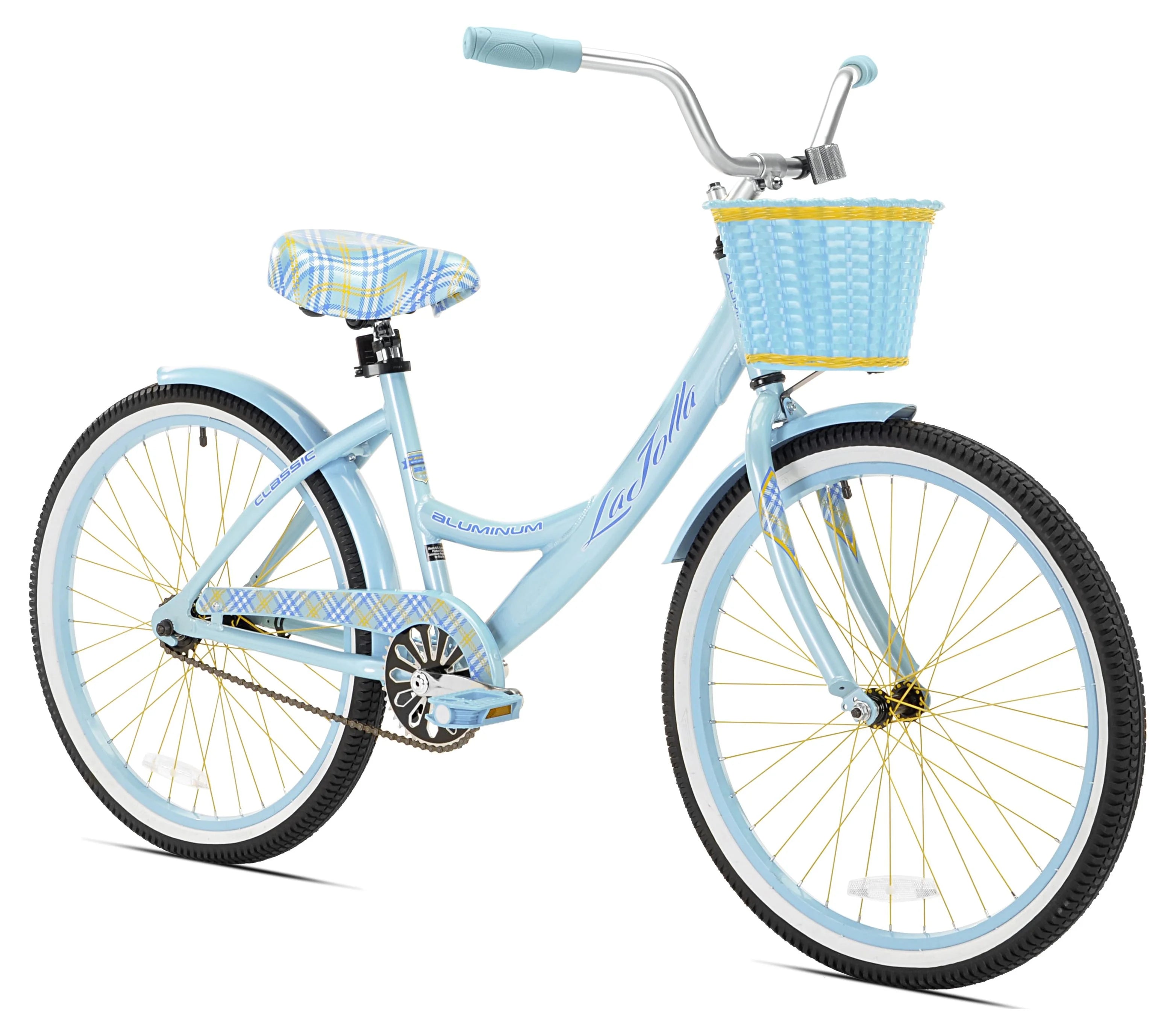 Kent 24" La Jolla Girls Child/Teen Cruiser Bike, Light Blue