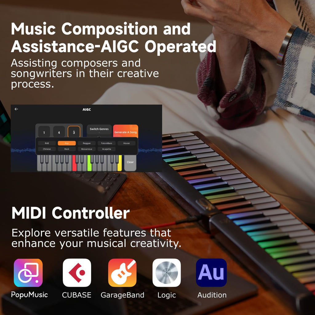 PopuPiano Smart Piano Keyboard Interactive