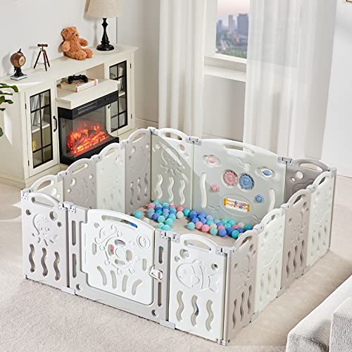 Albott Play Playpen Panels Foldable