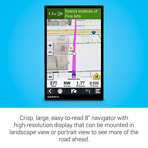 Garmin DriveSmart 8 inch Navigator High resolution