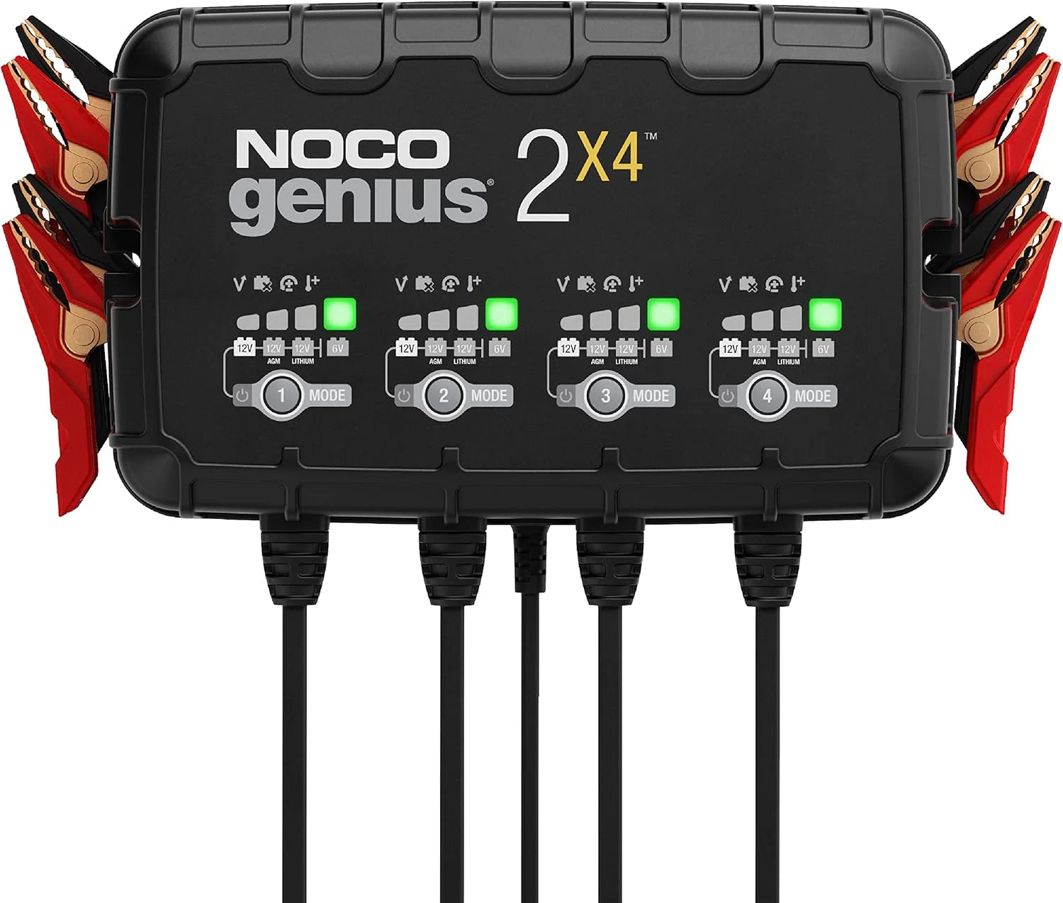 NOCO GENIUS2X4 4 Bank Car Battery Charger