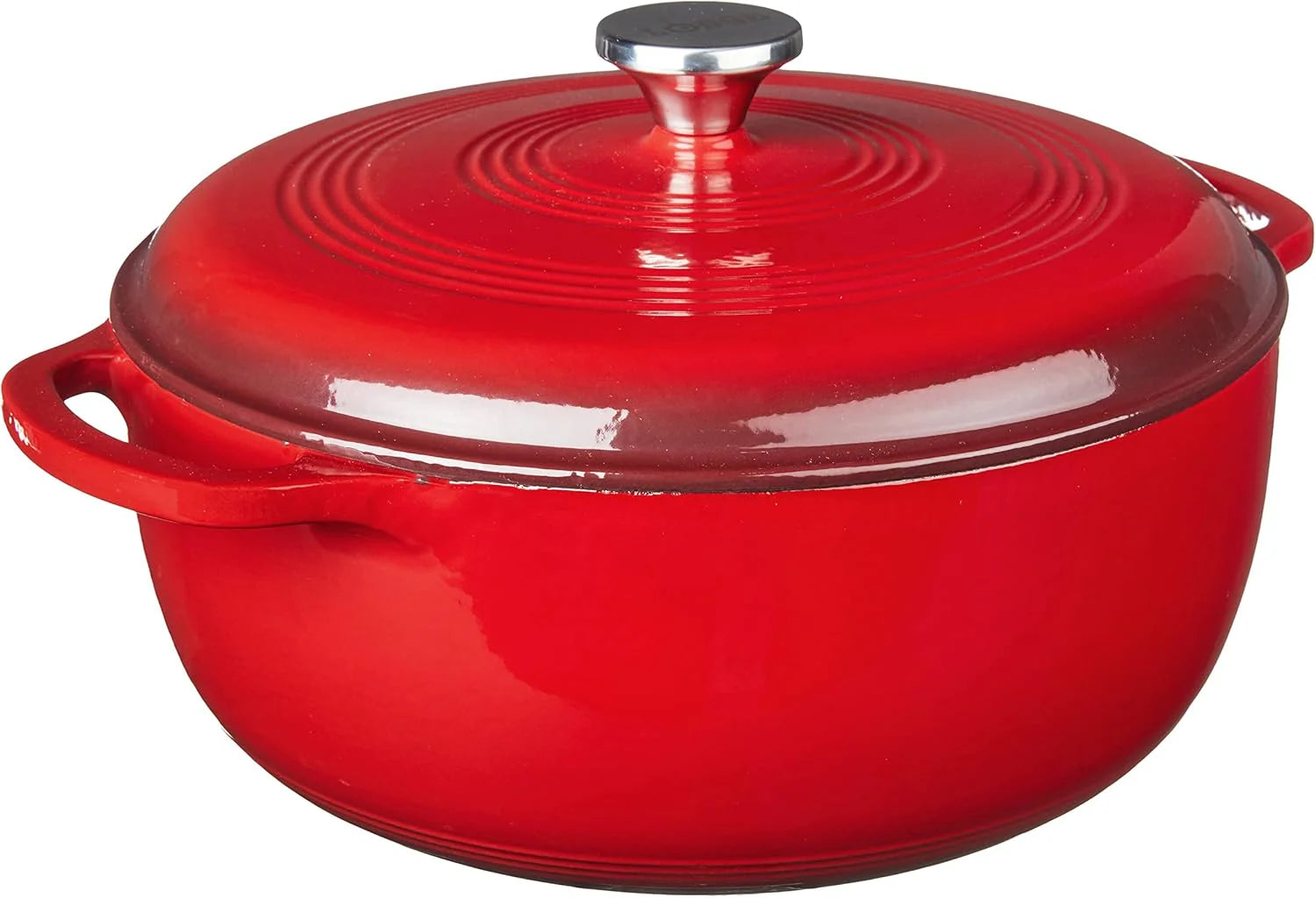 LODGE Vibrant Durable Enameled Cast Iron Dutch Oven 7.5 Quart