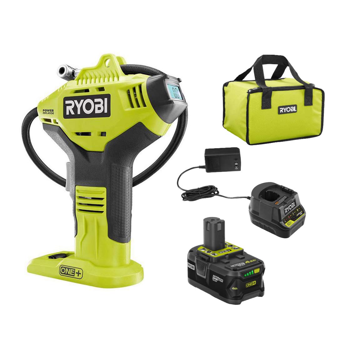 Cordless Pressure Inflator Capacity Lithium Ion