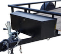 WEIZE Durable Black Steel Trailer Tongue Box 2.31cu.ft.