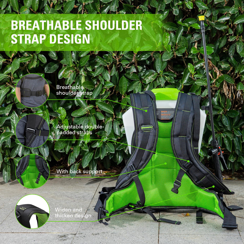 Greenworks Cordless Backpack Spraying Cleaning