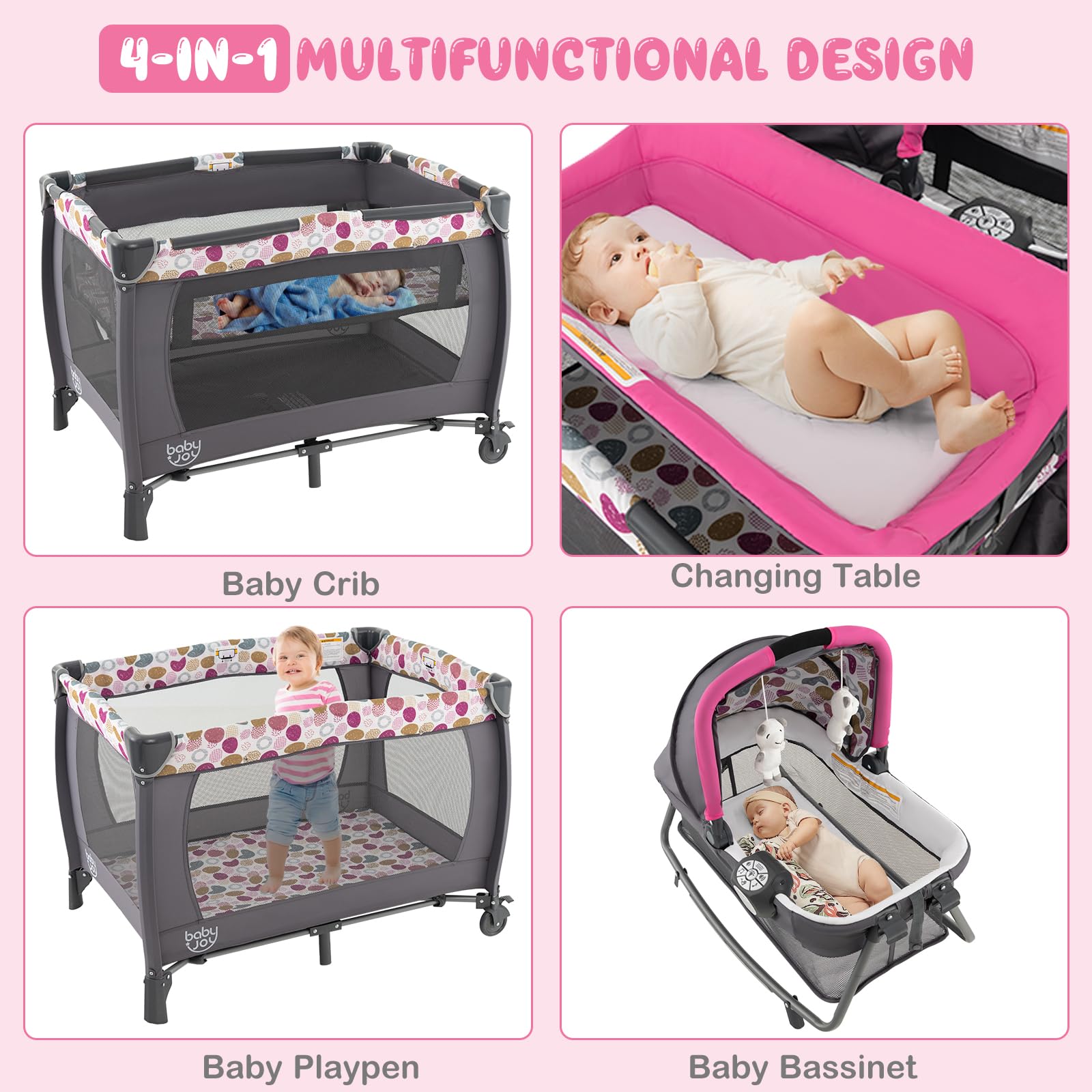 Portable Changing Bassinet Activity Baby