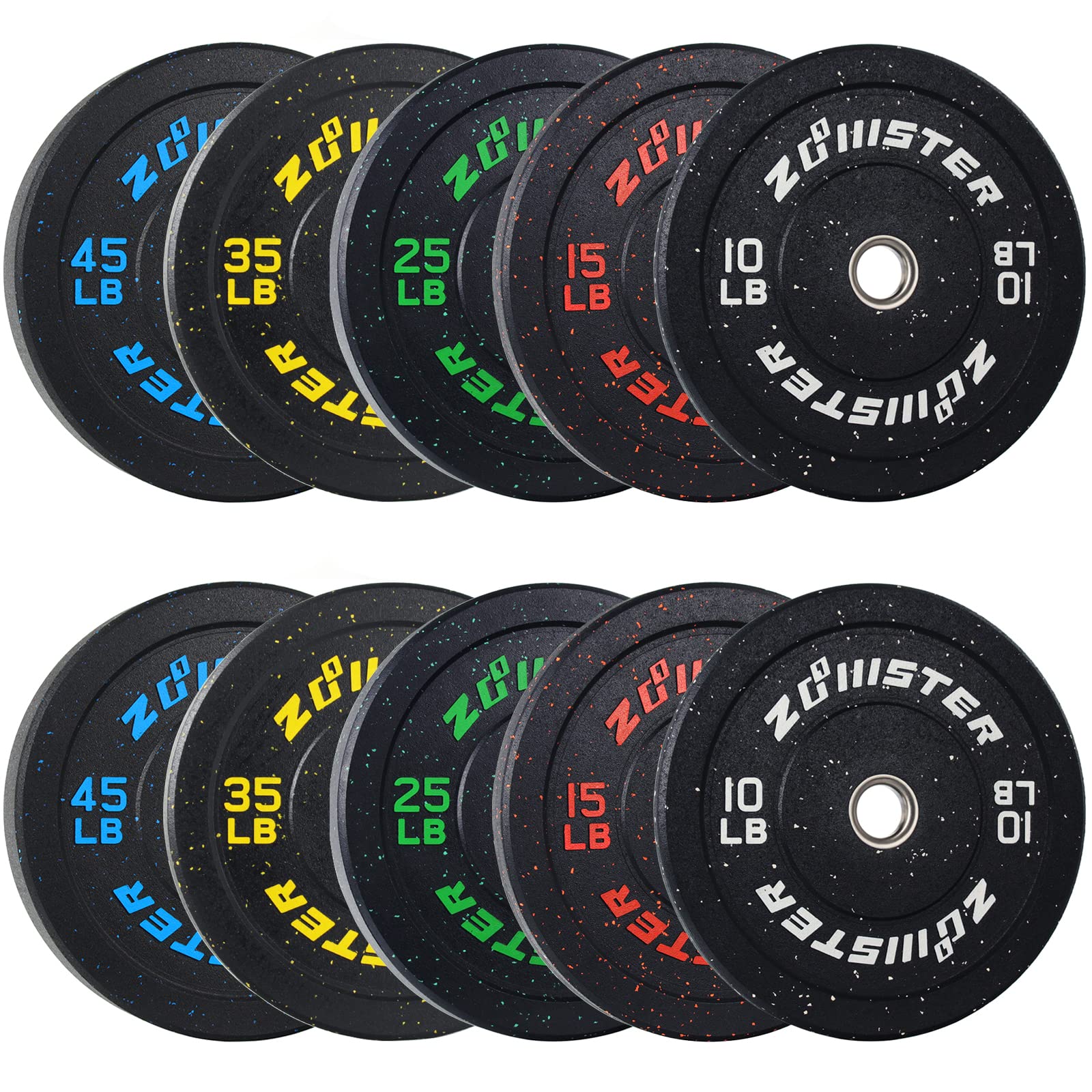 Zoomster 190LB Bumper Plate, Strength Training Plates