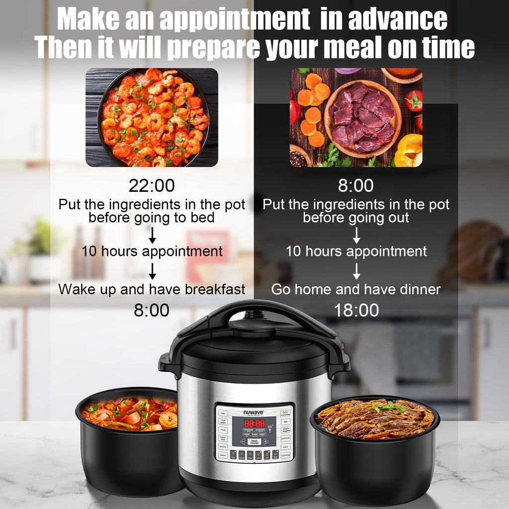 NuWave Nutri Pot Stainless Sure Lock Technology