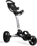 Omada Golf TriLite Golf Push Cart - (White/Black)