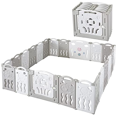 Albott Play Playpen Panels Foldable