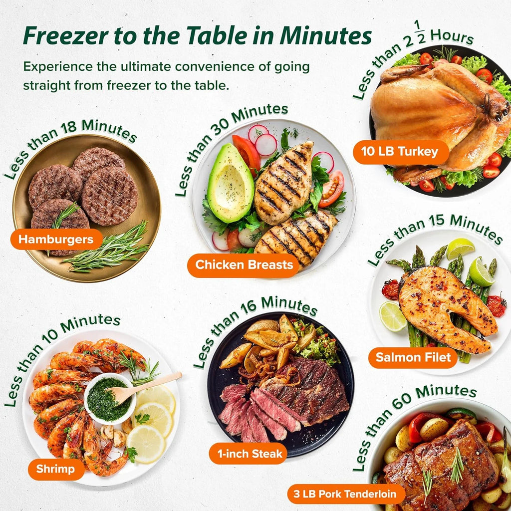 NuWave Pro Plus 2 Air Fryer, Infra-Red Oven Cook Healthy, 360 Surround Cooking, Adjustable Temps, 100 Presets & 50 Memory Air Fryer, Durable Power Dome, Mint Green