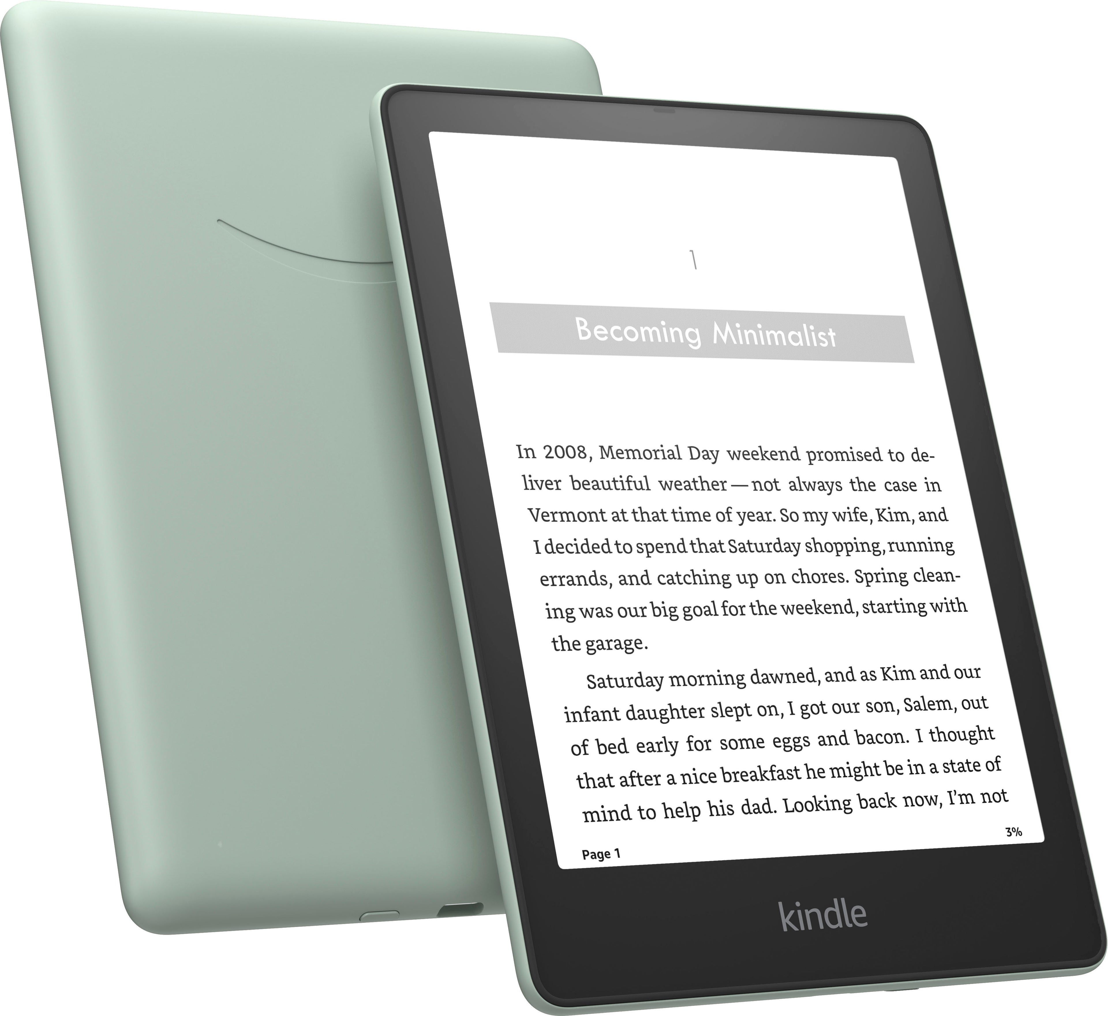 Amazon - Kindle Paperwhite Signature Edition - 32GB - 2023 - Agave Green