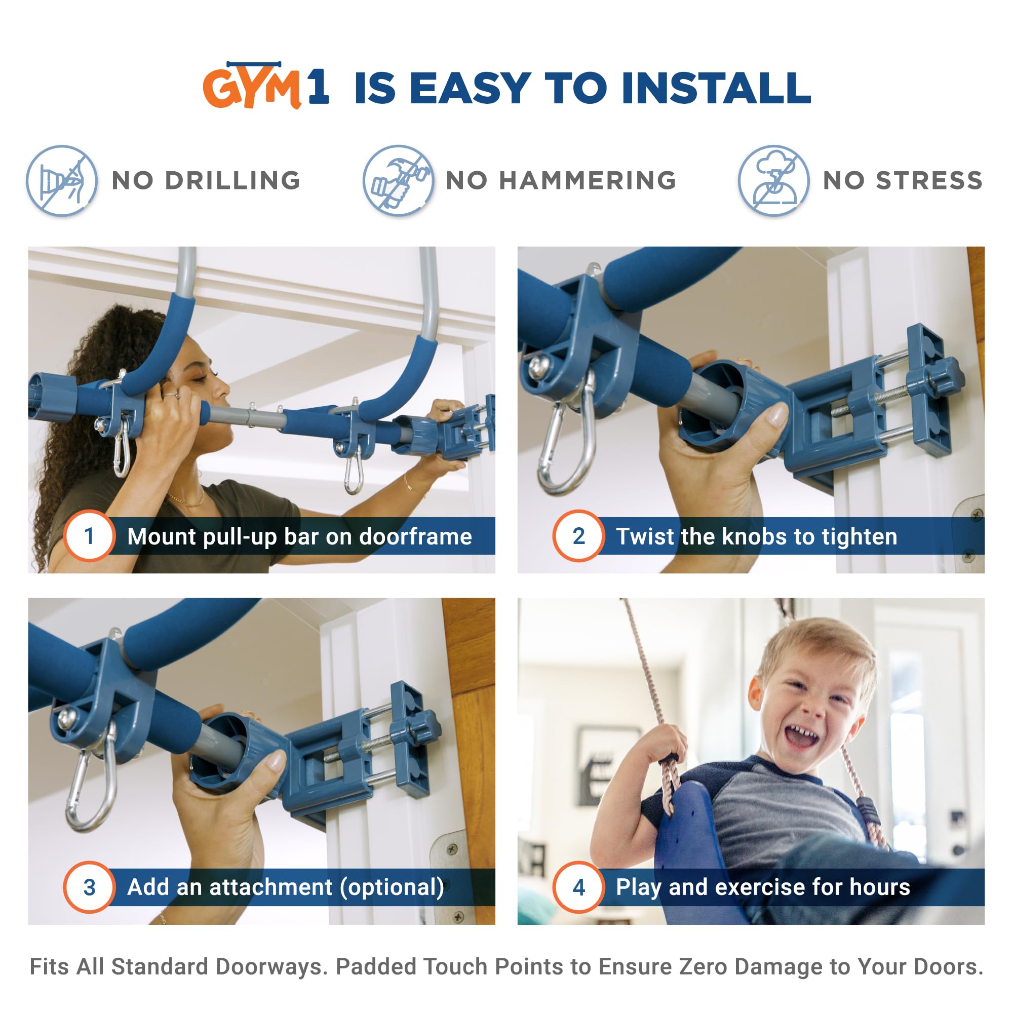 Gym1 6 Piece Indoor Doorway Kids