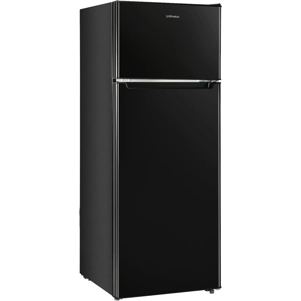 Upstreman 7.7 Cu.Ft. Refrigerator with Freezer, Double Door Refrigerator, Adjustable Thermostat