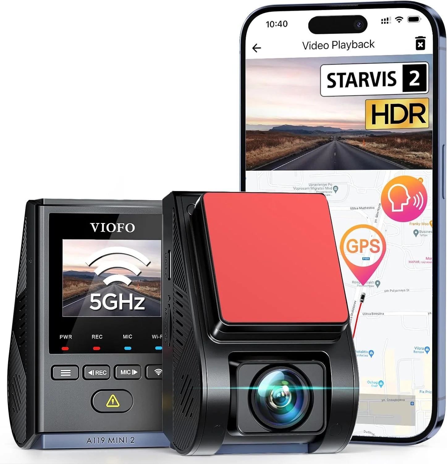 VIOFO A119 Mini 2 Dash Cam 2K 60fps