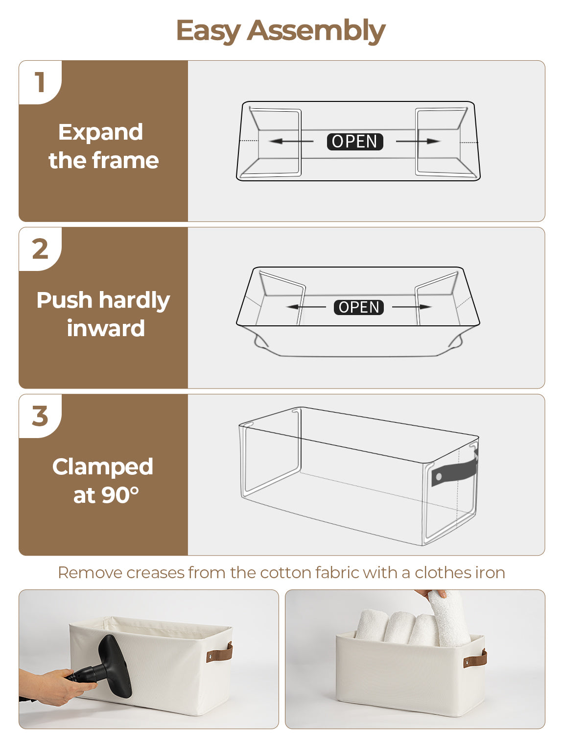 Narrow Storage Bins, Small Baskets for Organizing