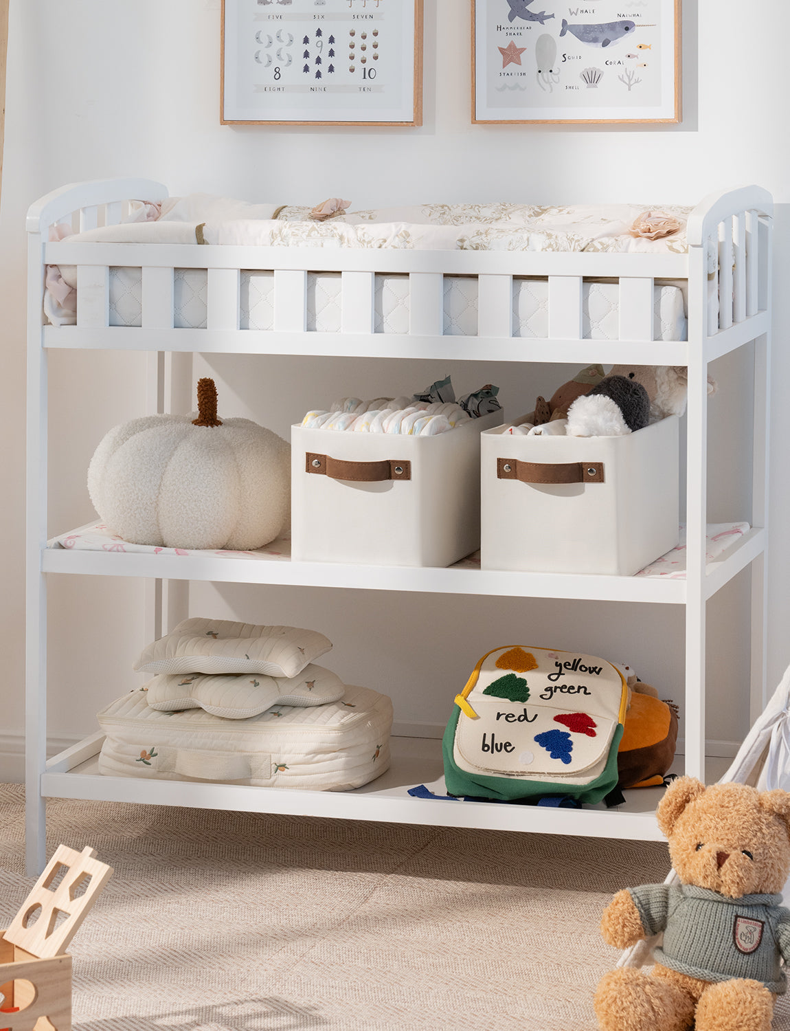 Narrow Storage Bins, Small Baskets for Organizing
