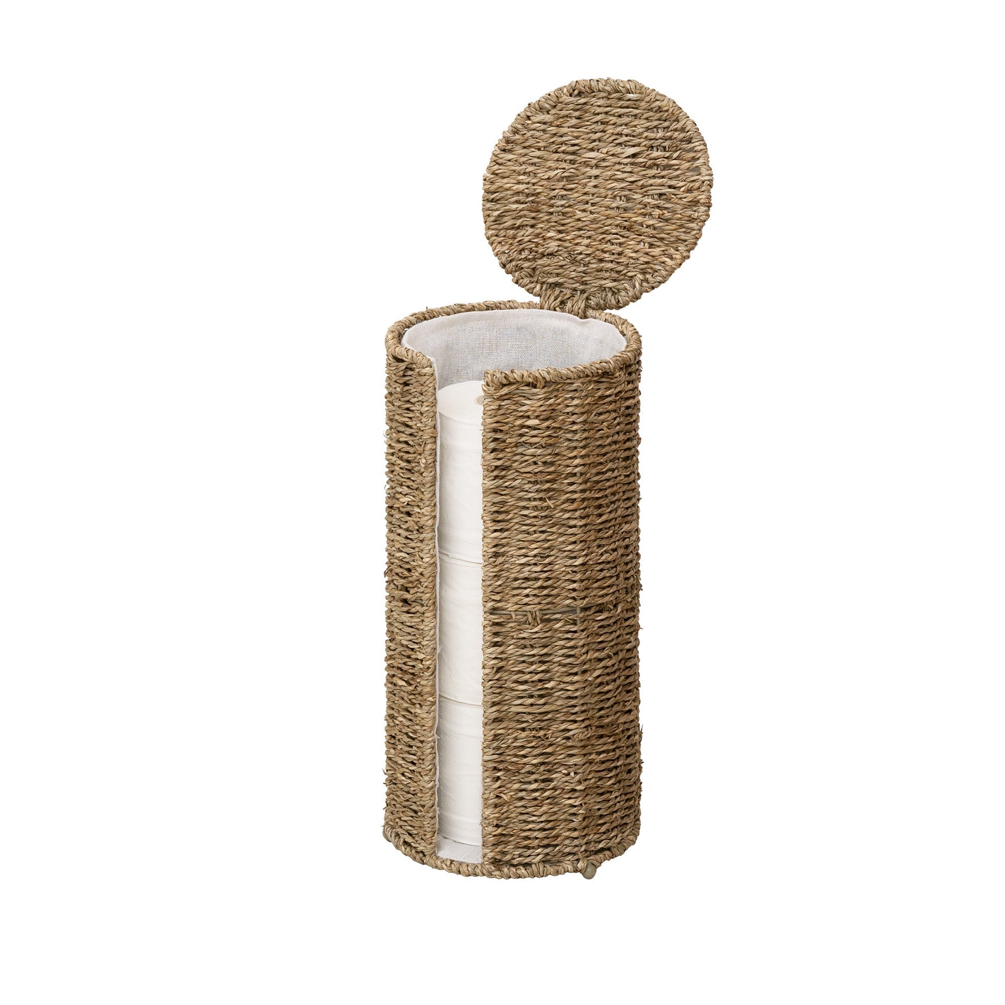 Toilet Paper Holder for Bathroom Organization, Seagrass, 1 Pack