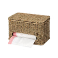 Trash Bag Holder with Lid, Garbage Bag Dispenser, Seagrass