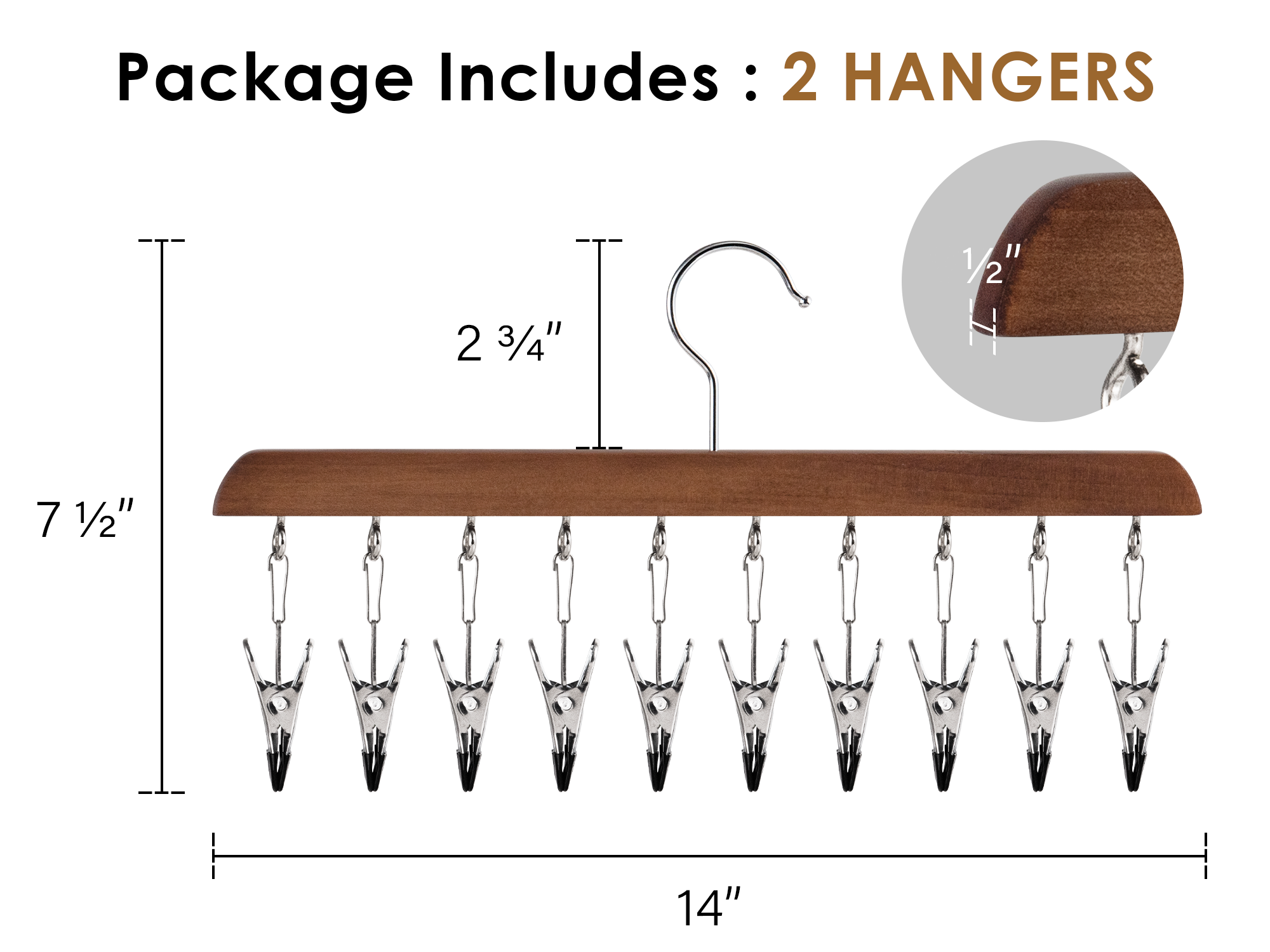 Hat Rack Hanger, Closet Organizer and Storage for Baseball Caps